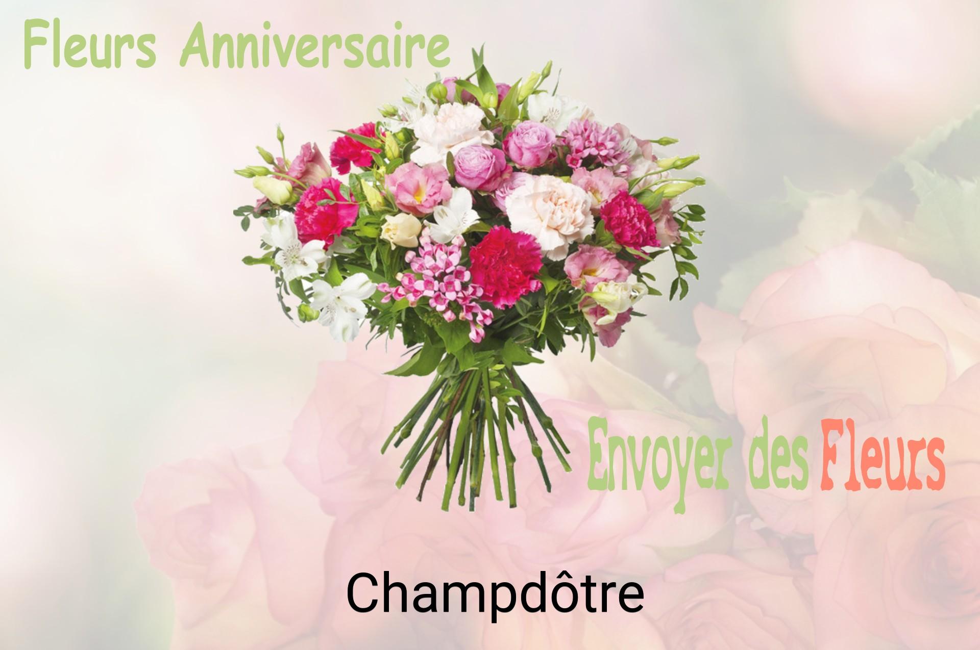 Bouquet de fleurs d’anniversaire livré à Champdôtre